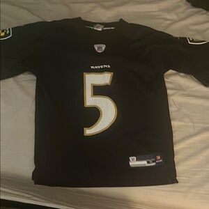 NFL Ravens Black and Gold Jersey